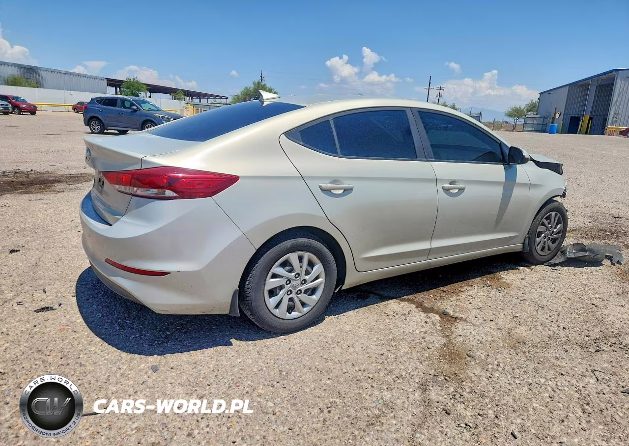 2017 Hyundai Elantra Se VIN:KMHD74LF1HU421651 - 3