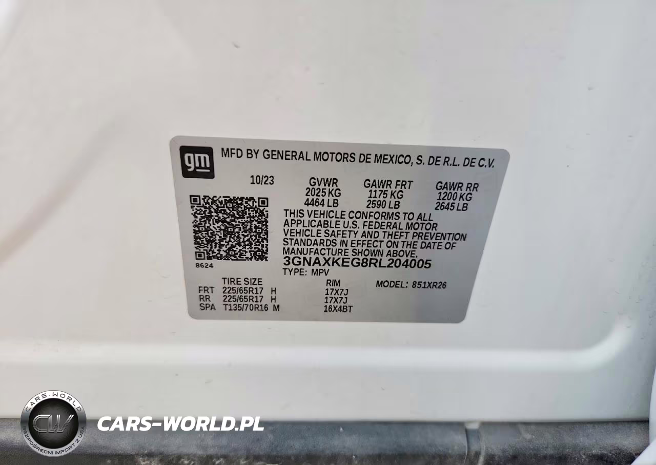 2024 Chevrolet Equinox Lt VIN:3GNAXKEG8RL204005 - 13