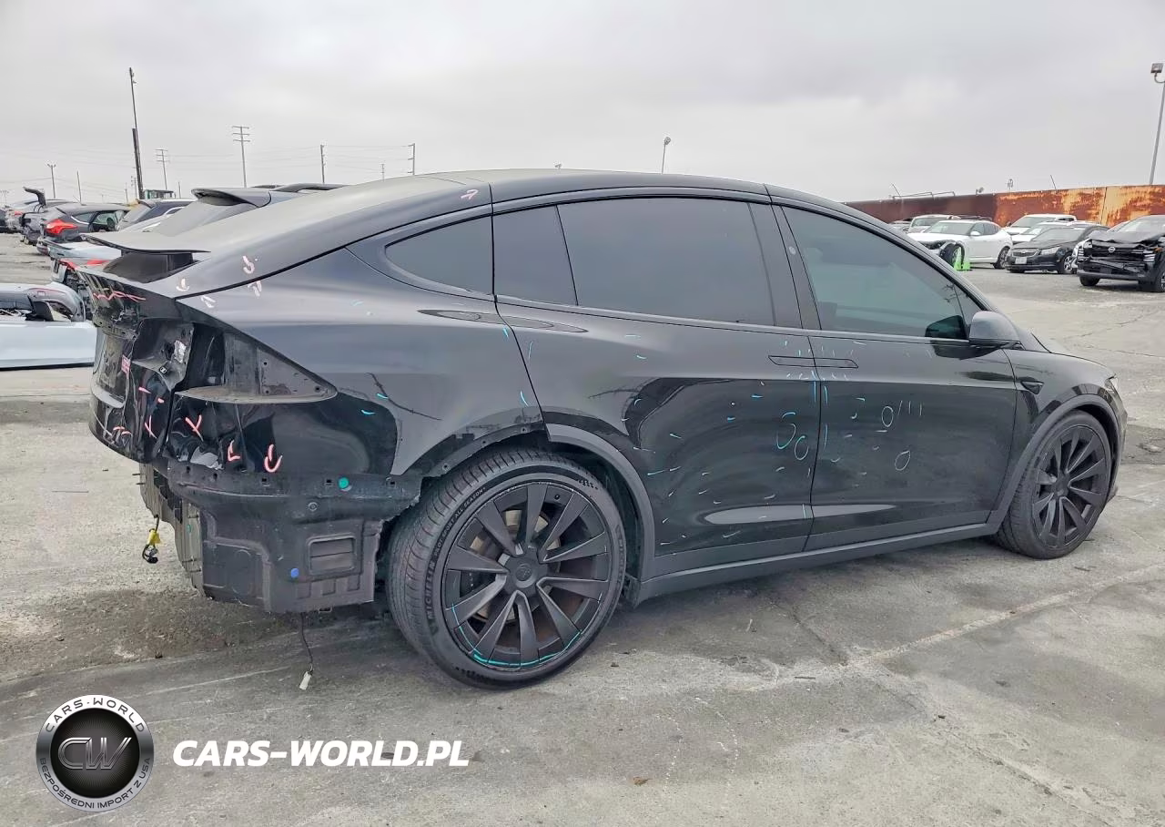 2022 Tesla Model X VIN:7SAXCAE51NF349793 - 3