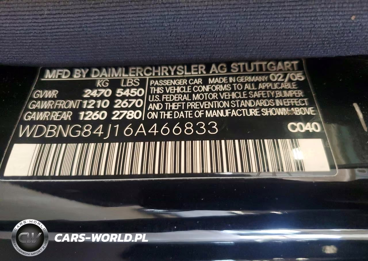2006 Mercedes-Benz S 500 4Matic VIN:WDBNG84J16A466833 - 12