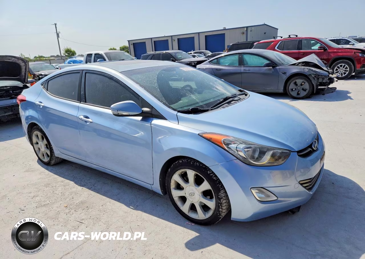 2012 Hyundai Elantra Limited VIN:KMHDH4AE3CU324211 - 4