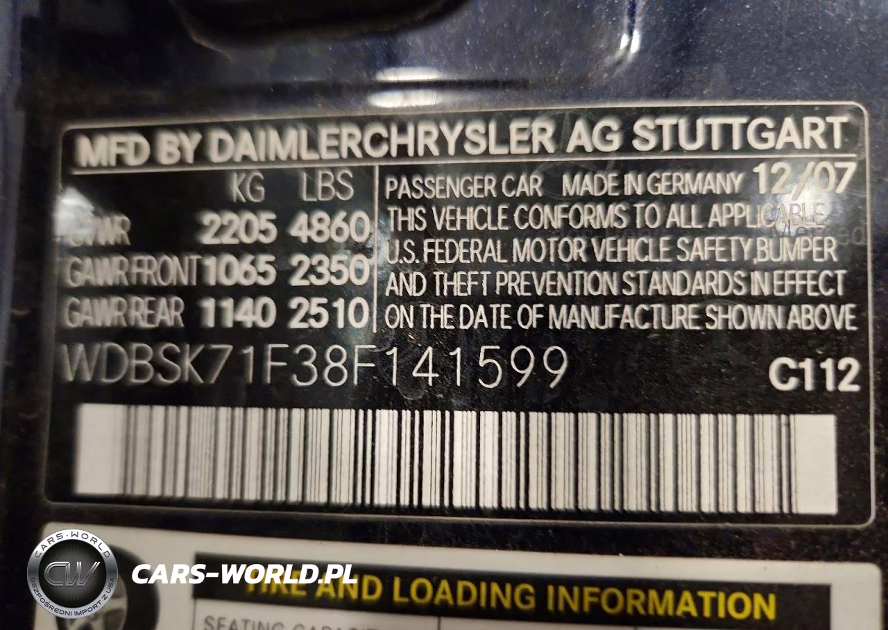 2008 Mercedes-Benz Sl 550 VIN:WDBSK71F38F141599 - 12