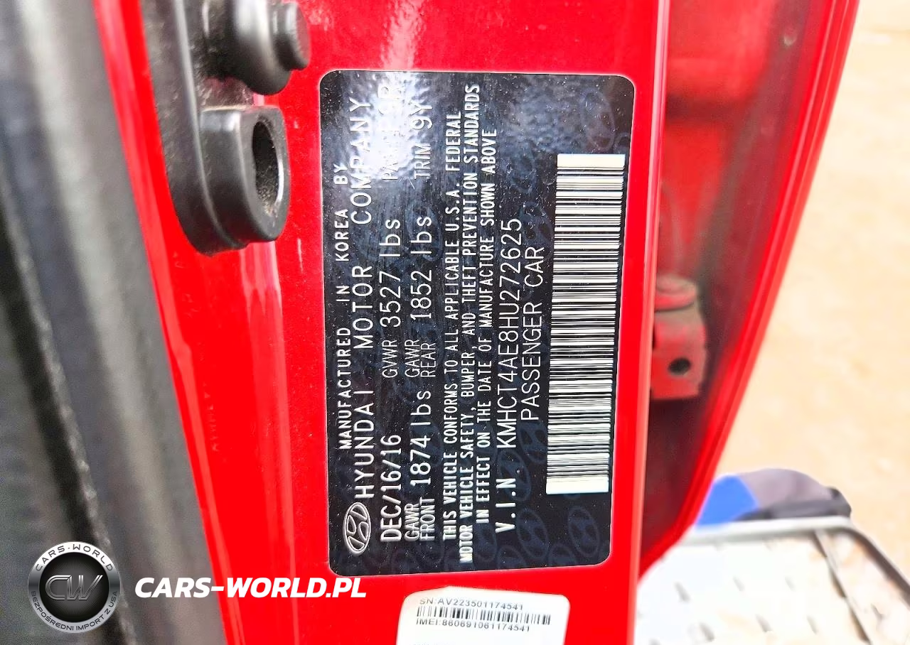 2017 Hyundai Accent Se VIN:KMHCT4AE8HU272625 - 12