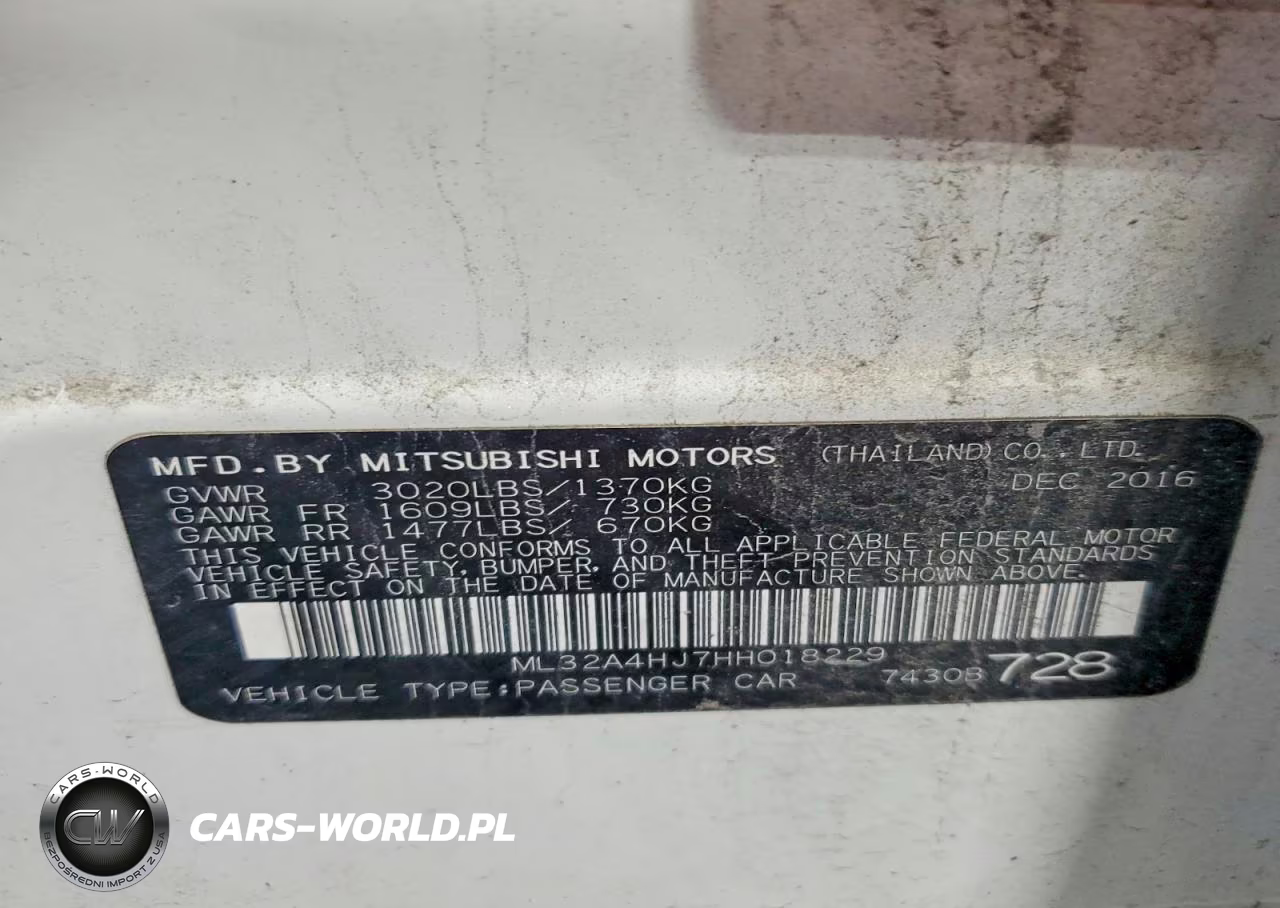 2017 Mitsubishi Mirage Se VIN:ML32A4HJ7HH018229 - 13