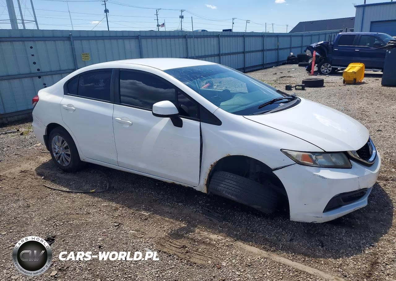 2013 Honda Civic Lx VIN:19XFB2F52DE064668 - 4