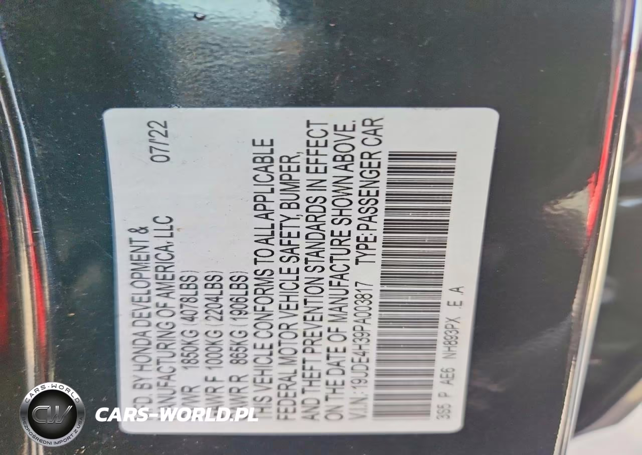 2023 Acura Integra A-Spec VIN:19UDE4H39PA003817 - 12