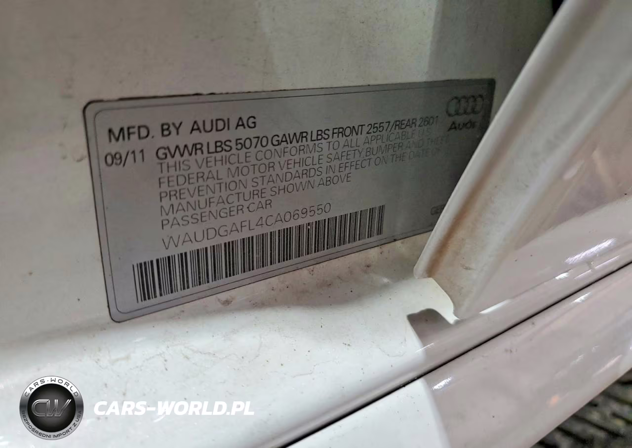 2012 Audi S4 Premium Plus VIN:WAUDGAFL4CA069550 - 12