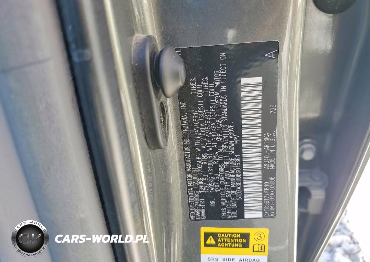 2011 Toyota Highlander Base VIN:5TDZA3EH0BS015361 - 13