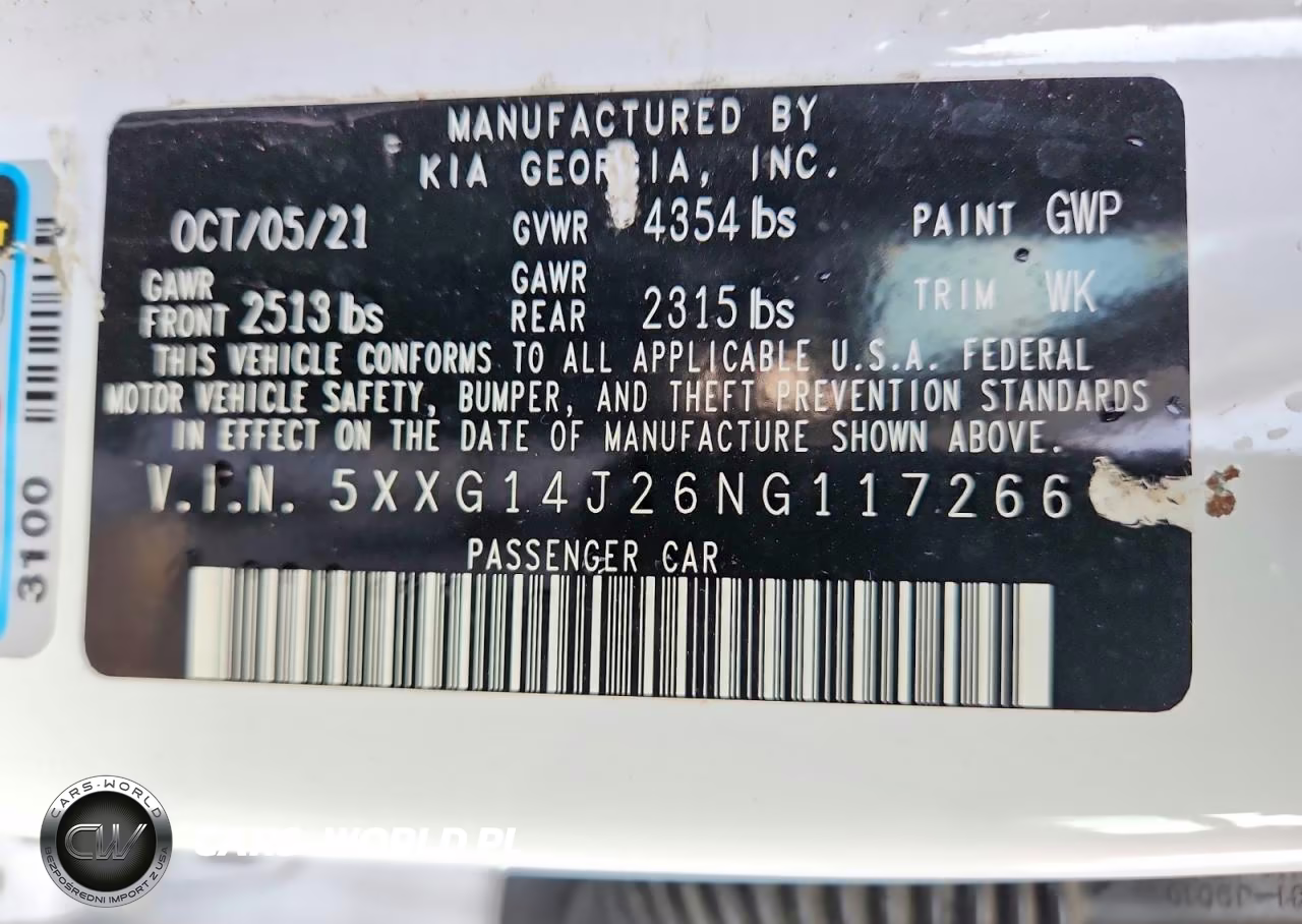 2022 Kia K5 Lxs VIN:5XXG14J26NG117266 - 13