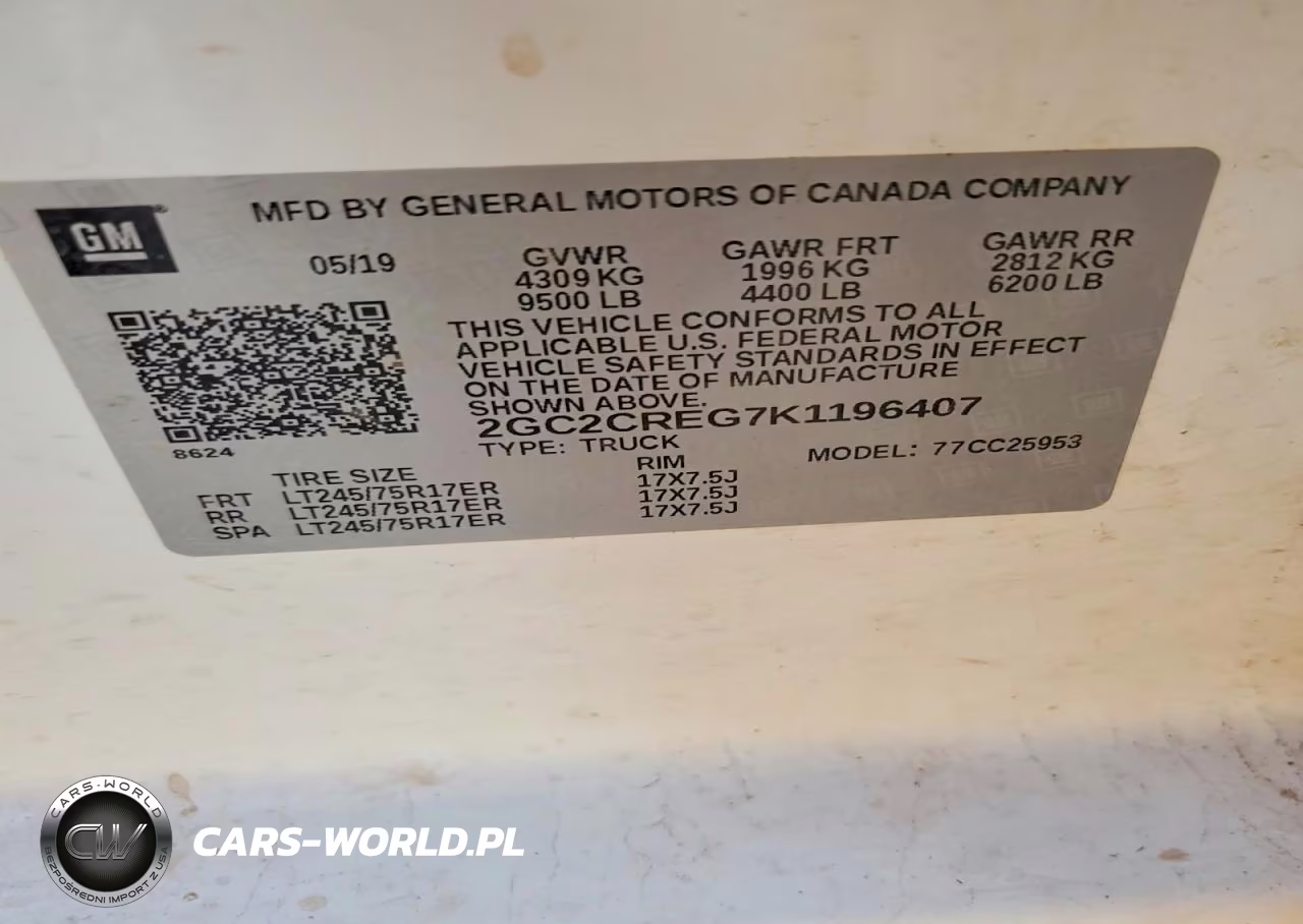 2019 Chevrolet Silverado C2500 Heavy Duty VIN:2GC2CREG7K1196407 - 12