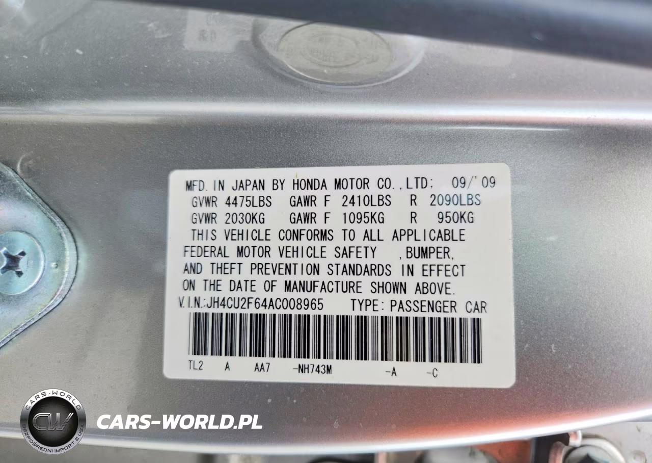2010 Acura Tsx VIN:JH4CU2F64AC008965 - 13