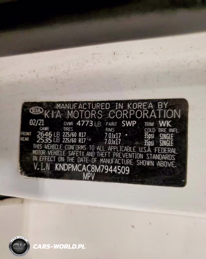 2021 Kia Sportage Lx VIN:KNDPMCAC8M7944509 - 13
