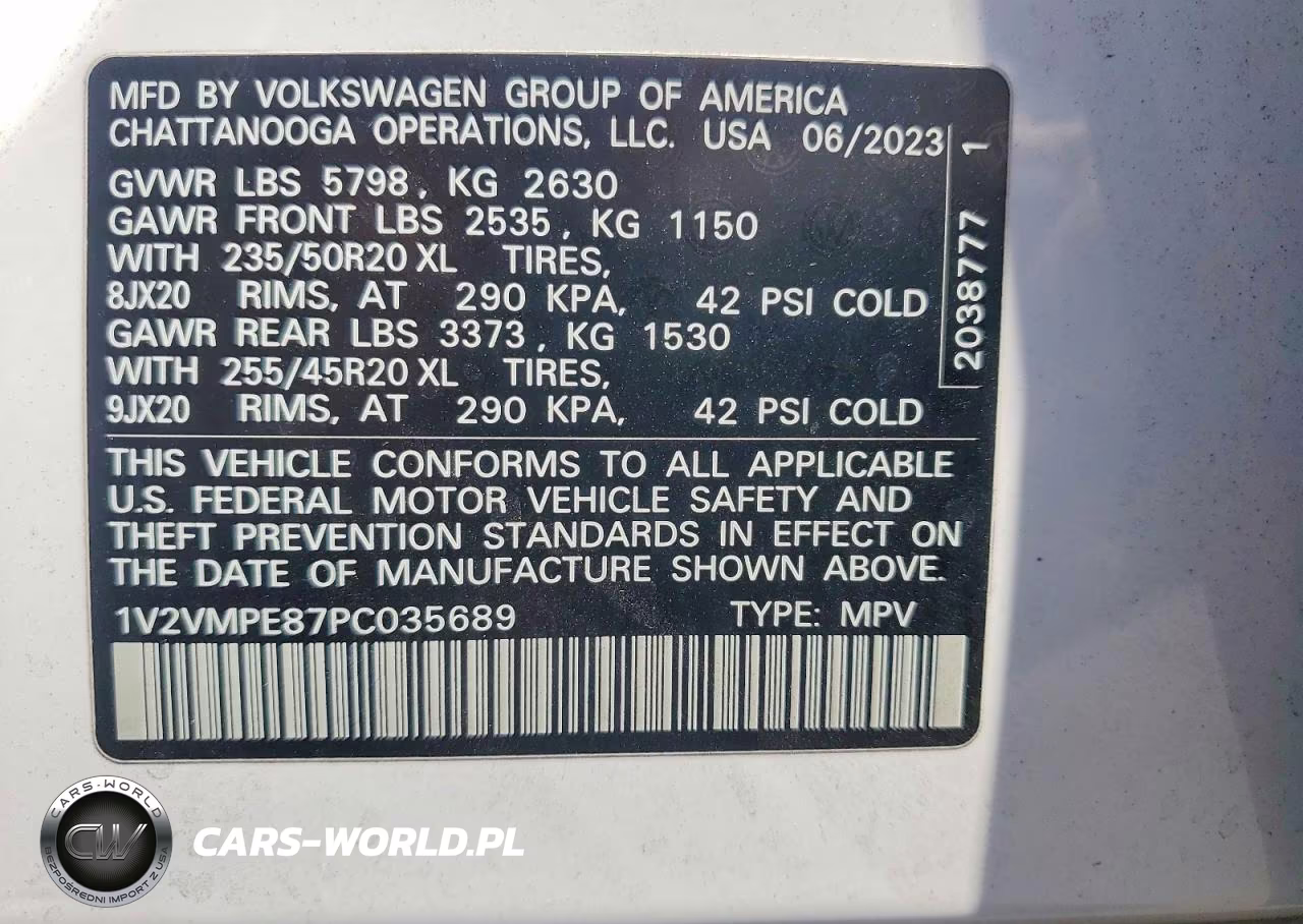 2023 Volkswagen Id.4 Pro S VIN:1V2VMPE87PC035689 - 13