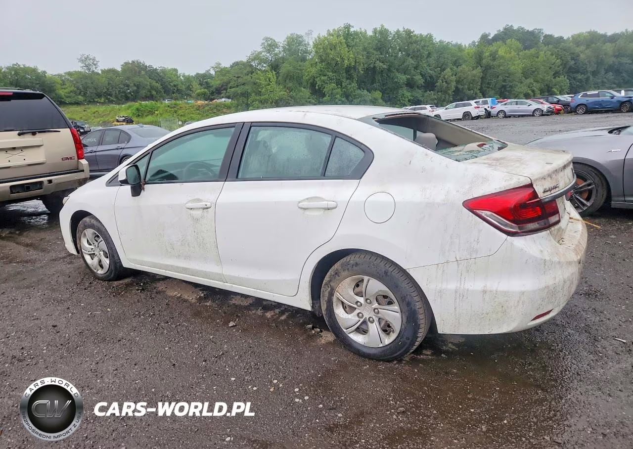 2013 Honda Civic Lx VIN:2HGFB2F5XDH522656 - 2