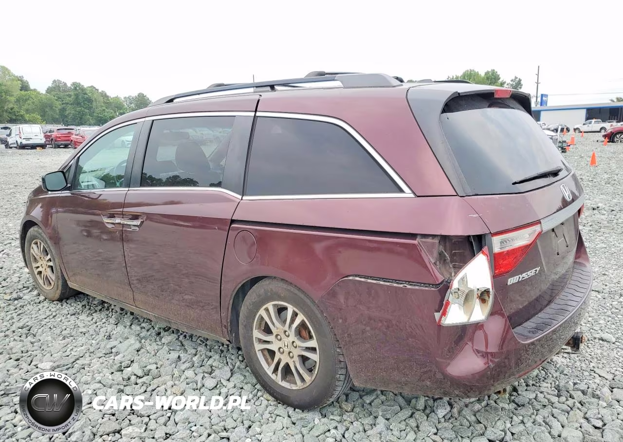 2012 Honda Odyssey Exl VIN:5FNRL5H61CB108265 - 2