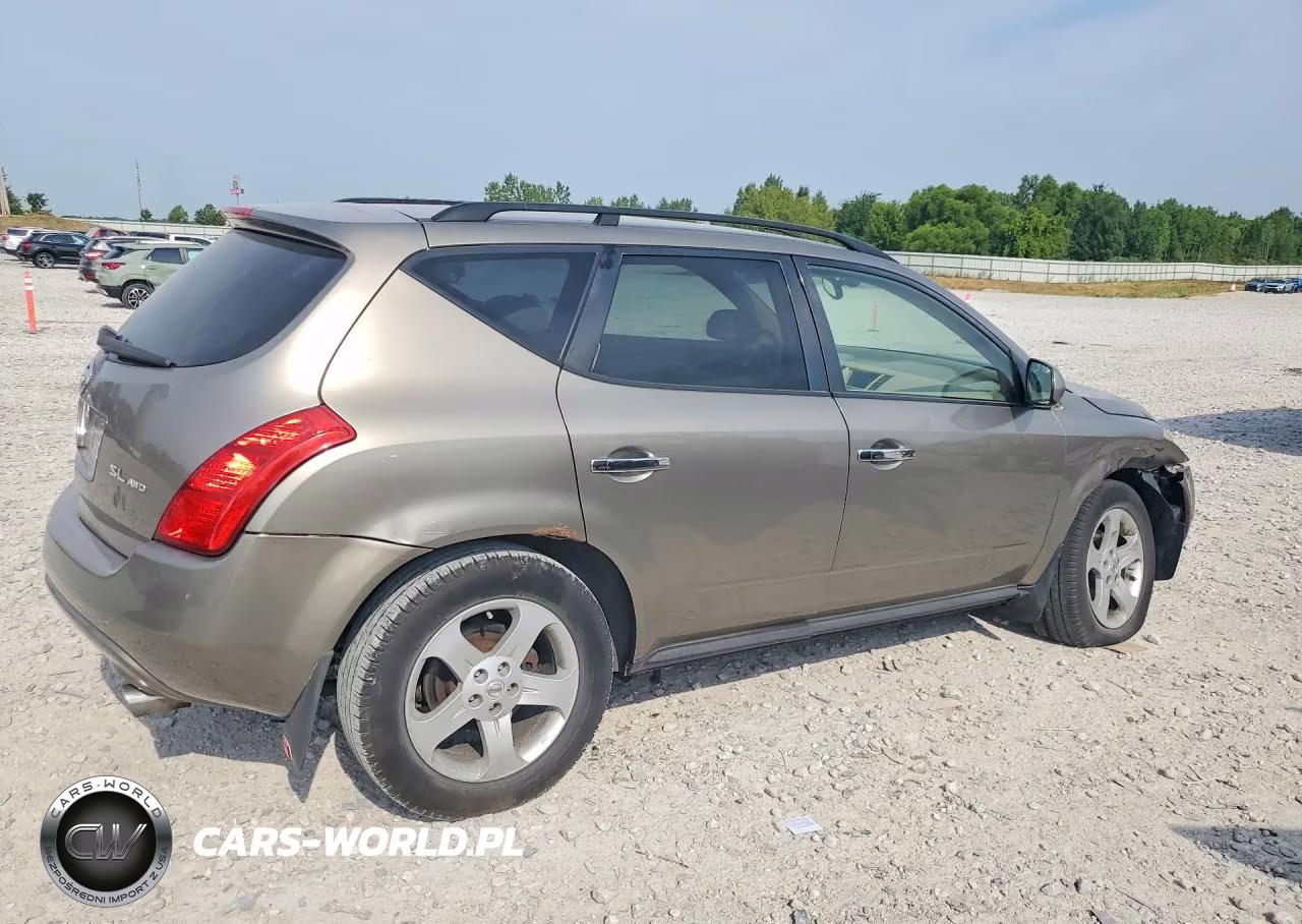 2004 Nissan Murano Sl VIN:JN8AZ08W34W337806 - 3