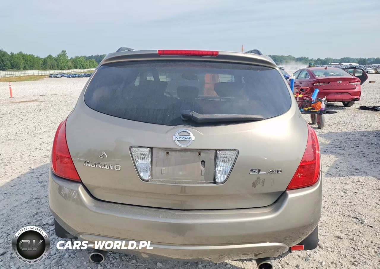 2004 Nissan Murano Sl VIN:JN8AZ08W34W337806 - 6