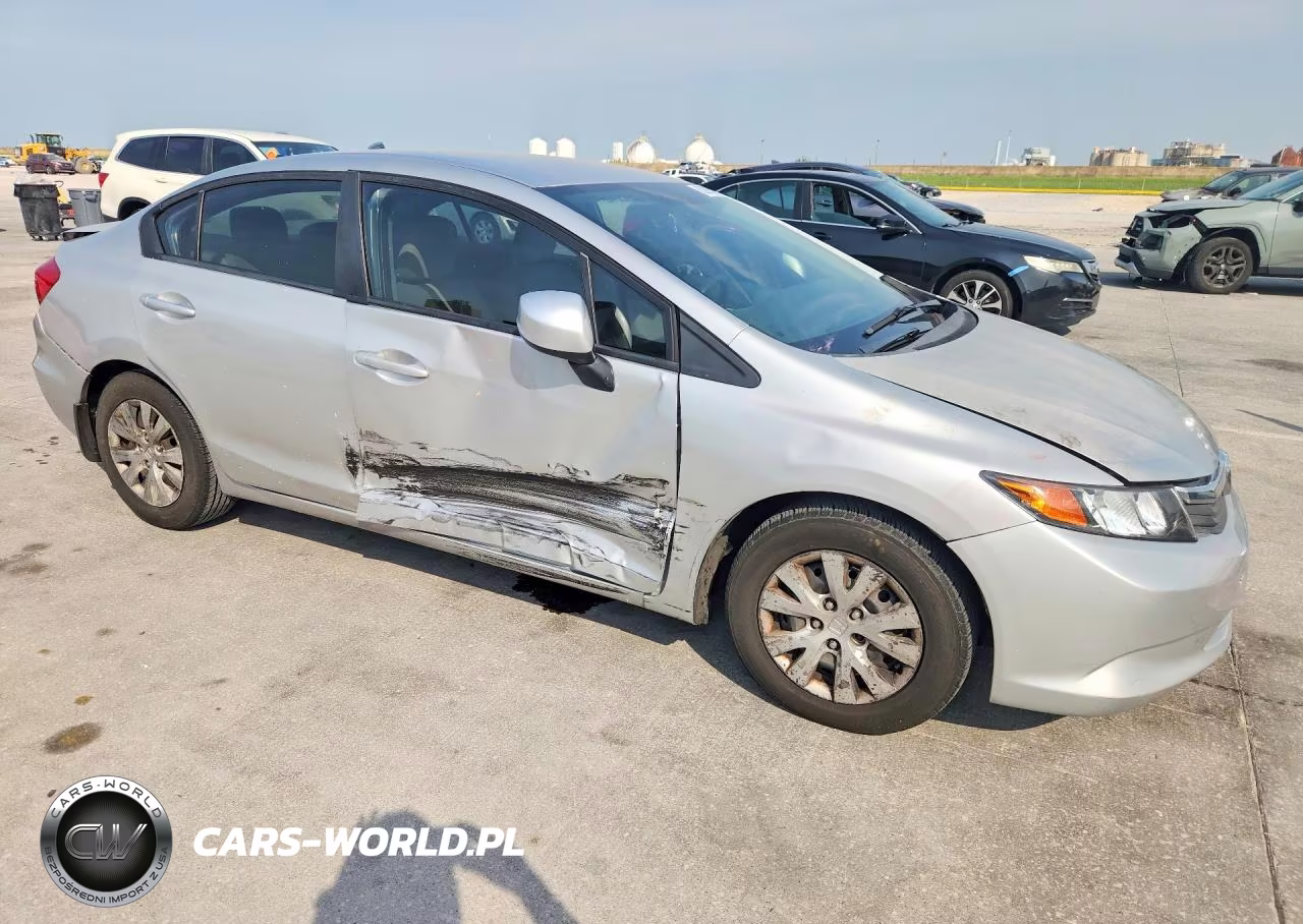 2012 Honda Civic Lx VIN:19XFB2F51CE091942 - 4