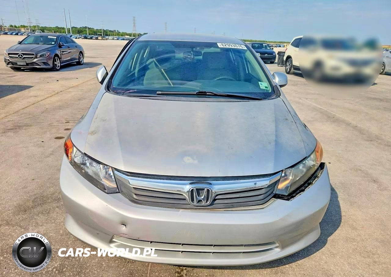 2012 Honda Civic Lx VIN:19XFB2F51CE091942 - 5
