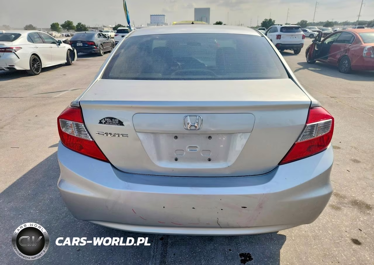 2012 Honda Civic Lx VIN:19XFB2F51CE091942 - 6