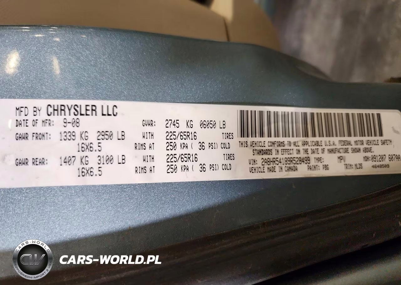 2009 Chrysler Town & Country Touring VIN:2A8HR54189R528499 - 13