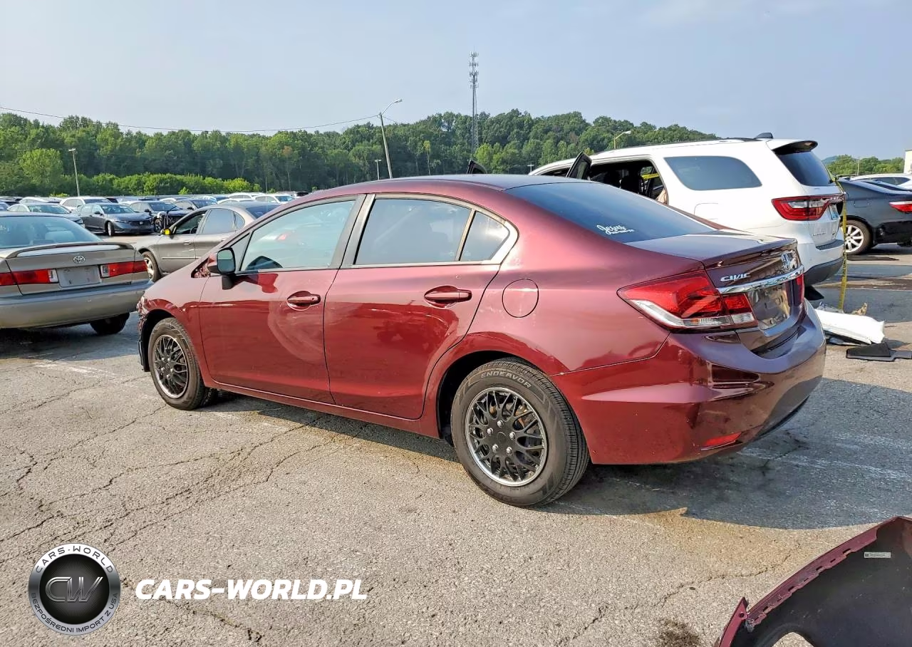 2013 Honda Civic Lx VIN:19XFB2F54DE077566 - 2