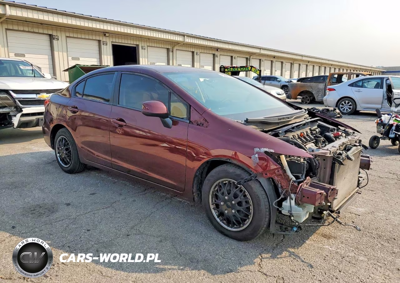 2013 Honda Civic Lx VIN:19XFB2F54DE077566 - 4