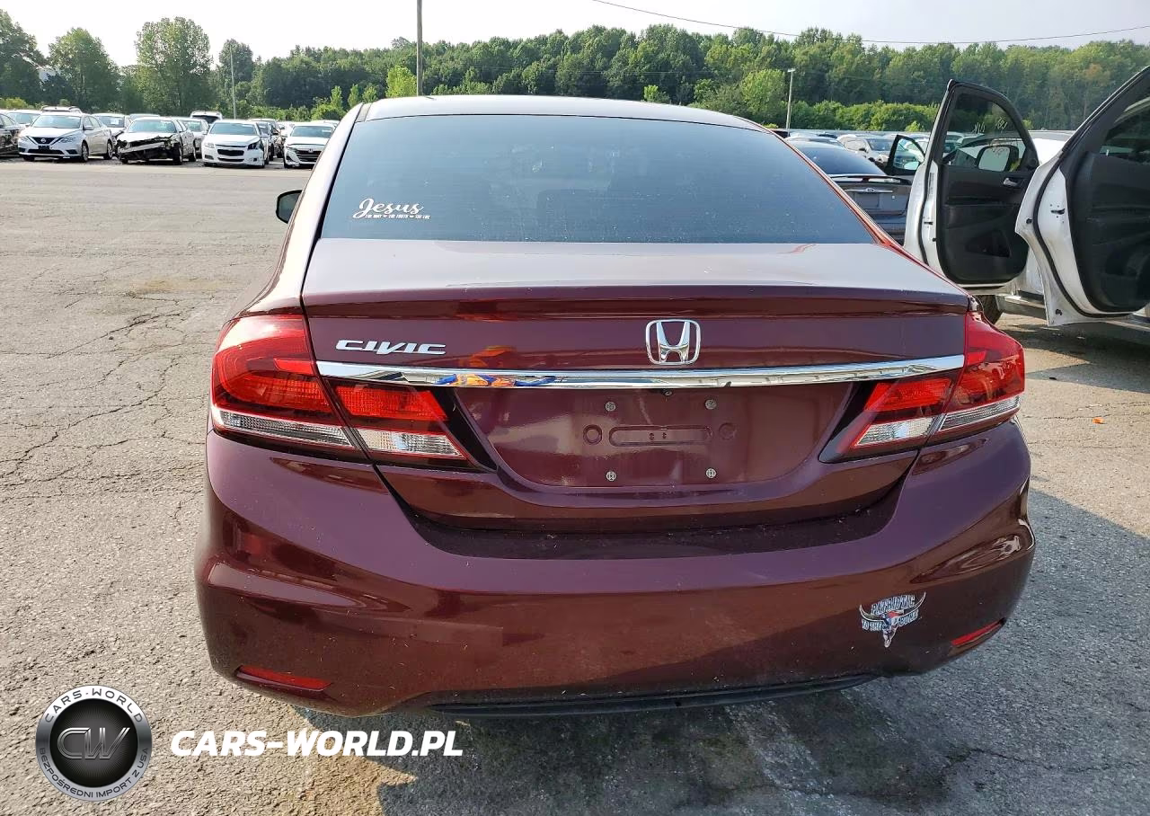2013 Honda Civic Lx VIN:19XFB2F54DE077566 - 6