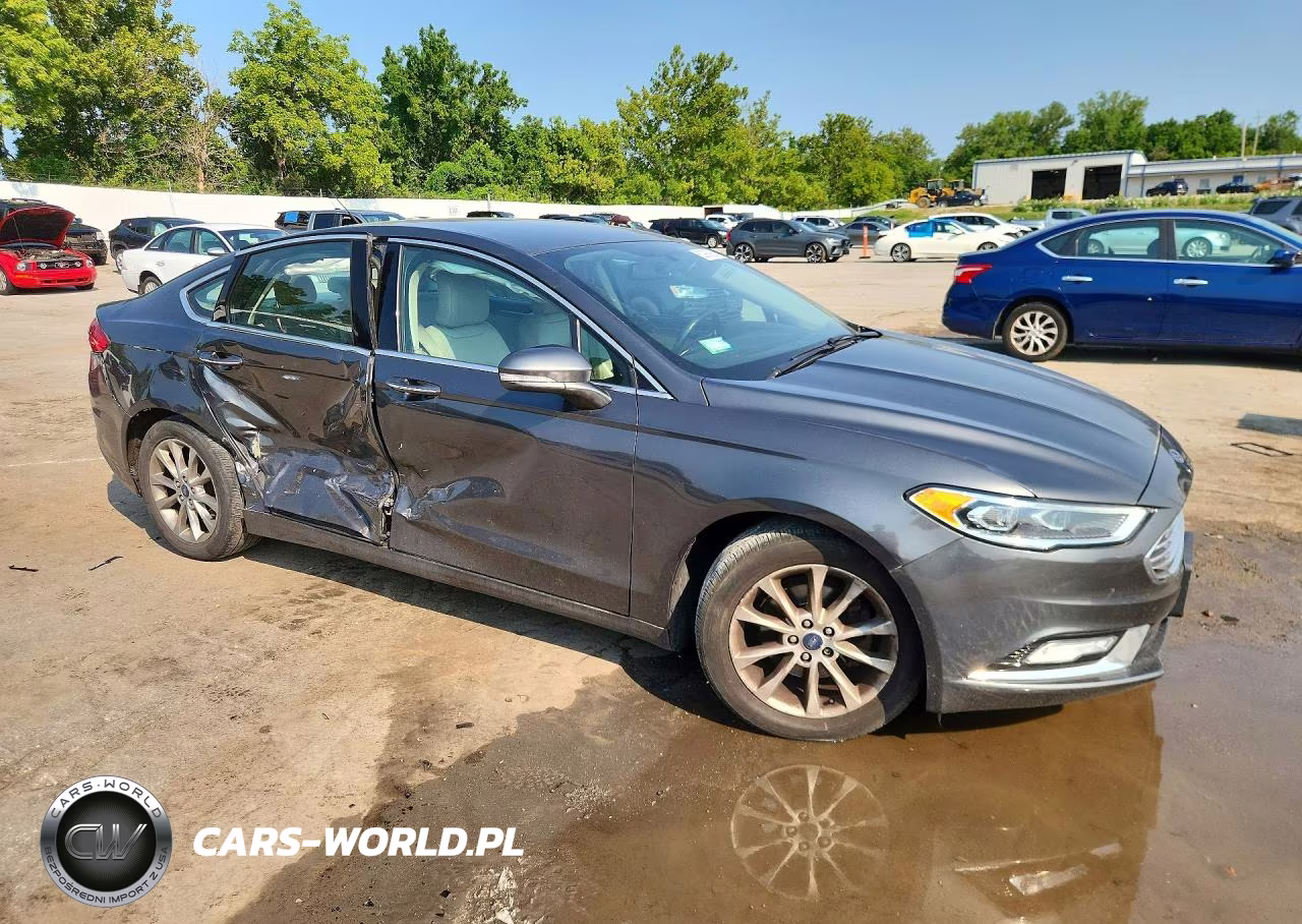 2017 Ford Fusion Se VIN:3FA6P0HDXHR166721 - 4
