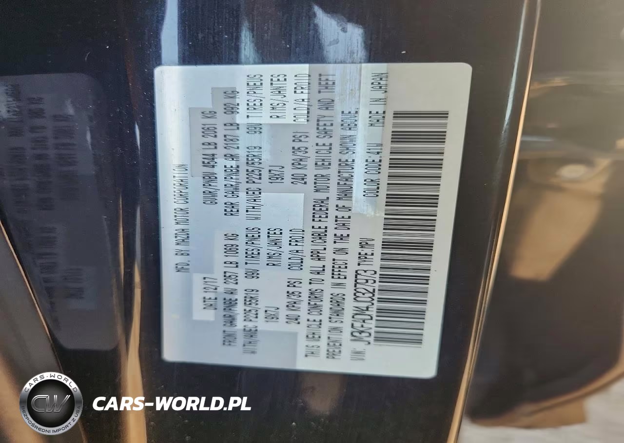 2018 Mazda Cx-5 Grand Touring VIN:JM3KFADM4J0327973 - 13