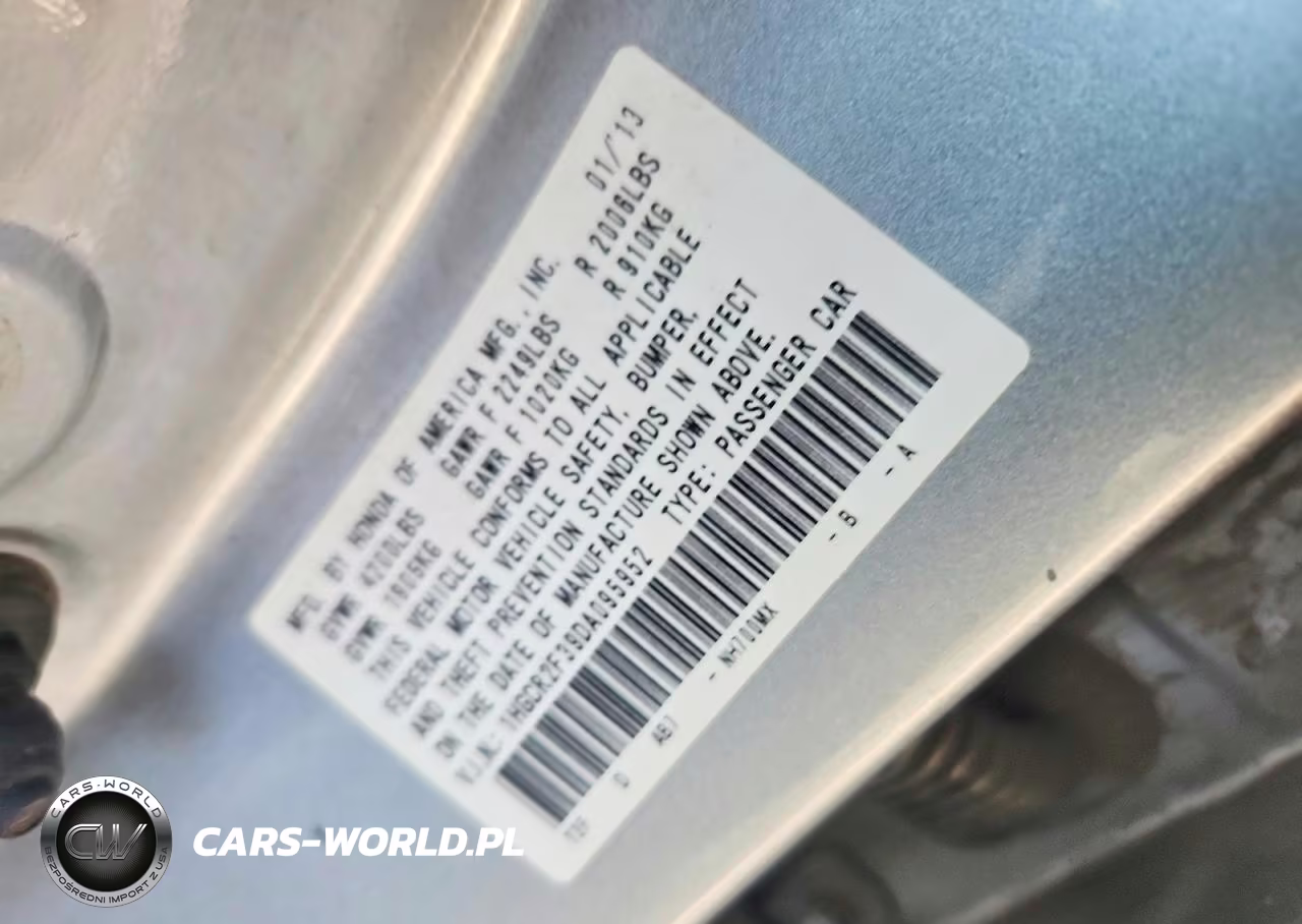 2013 Honda Accord Lx VIN:1HGCR2F39DA095952 - 13