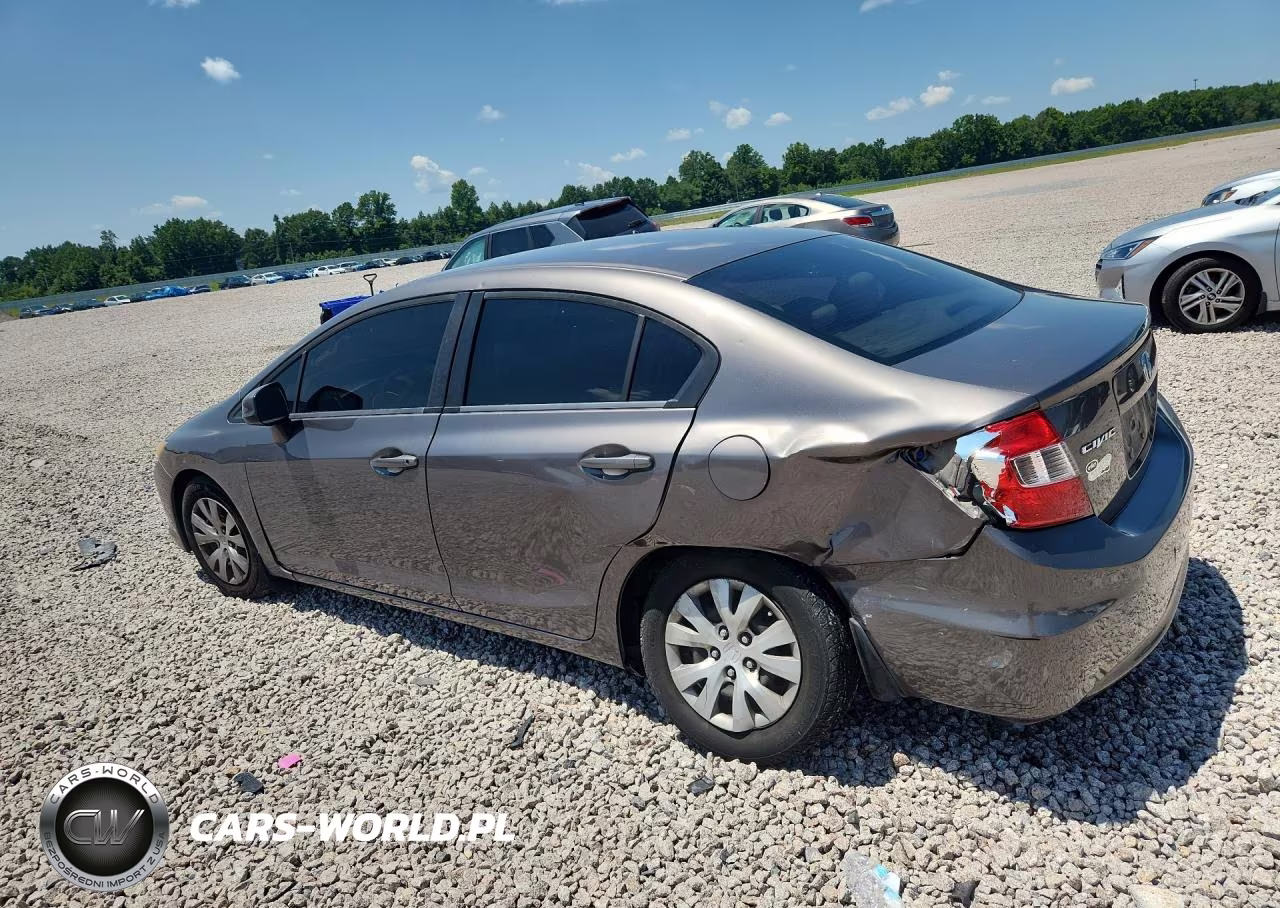 2012 Honda Civic Lx VIN:19XFB2F51CE081718 - 2