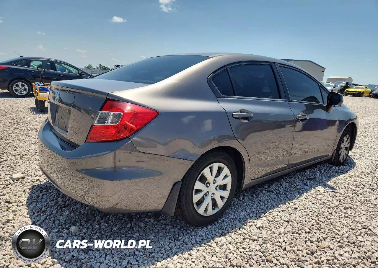 2012 Honda Civic Lx VIN:19XFB2F51CE081718 - 3