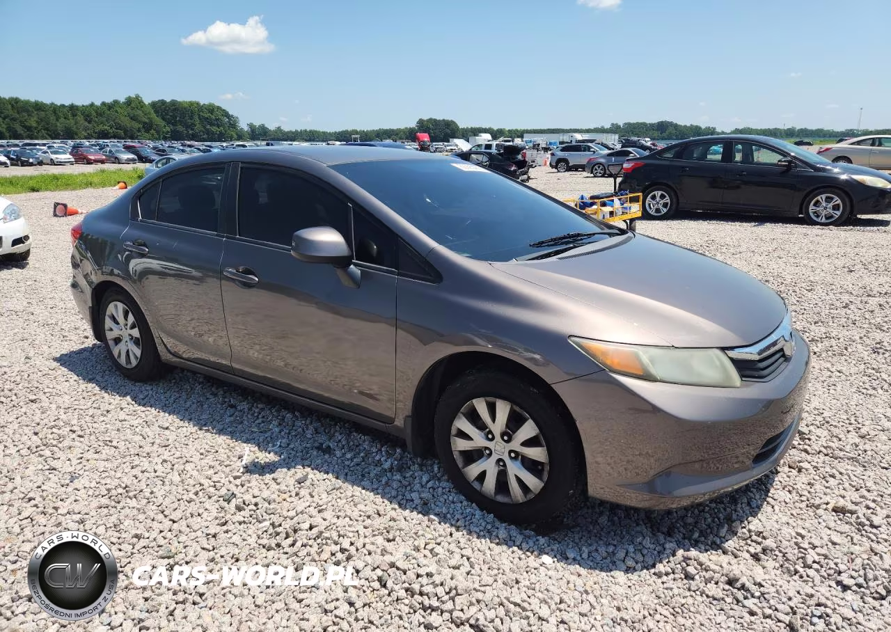 2012 Honda Civic Lx VIN:19XFB2F51CE081718 - 4