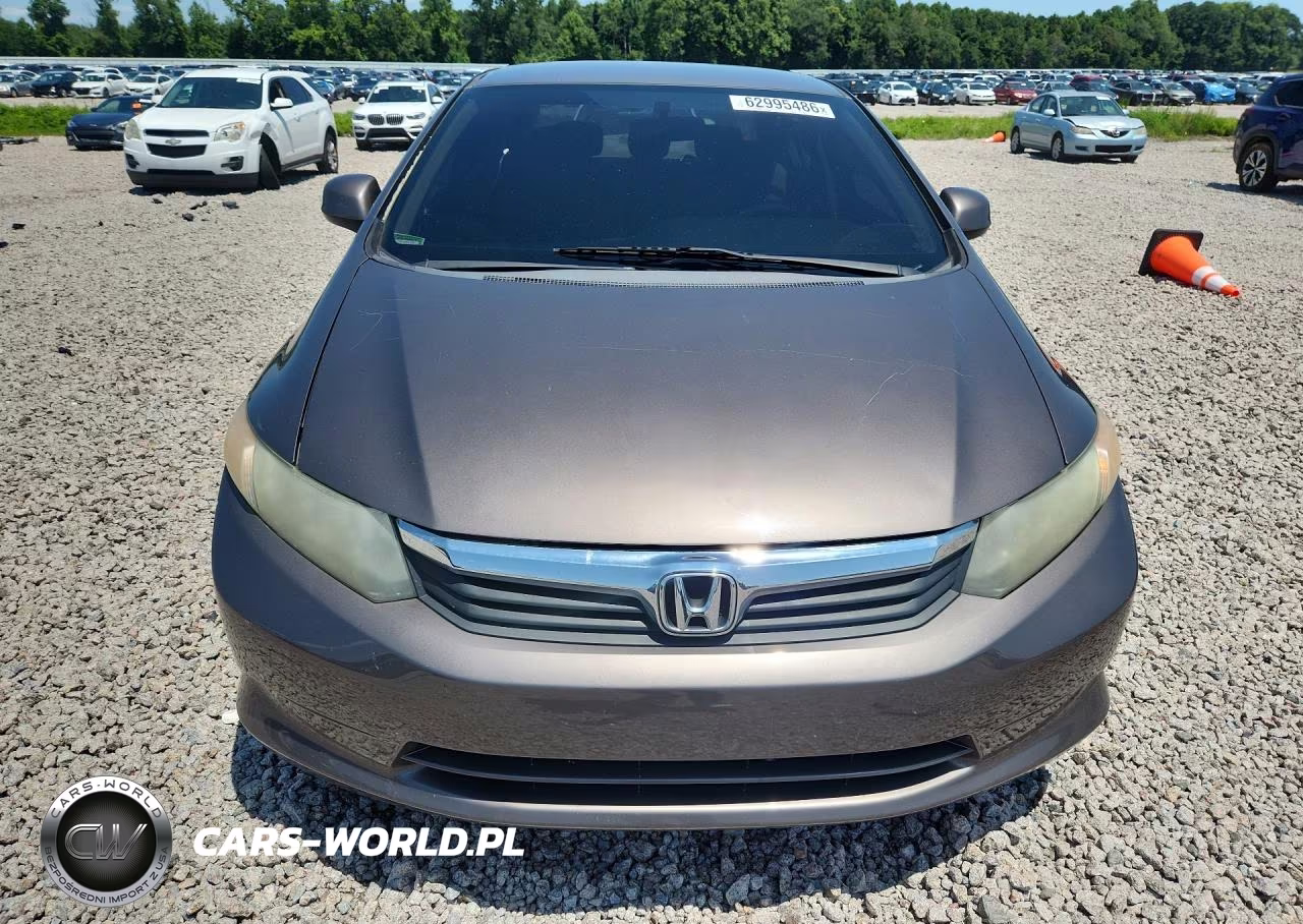 2012 Honda Civic Lx VIN:19XFB2F51CE081718 - 5