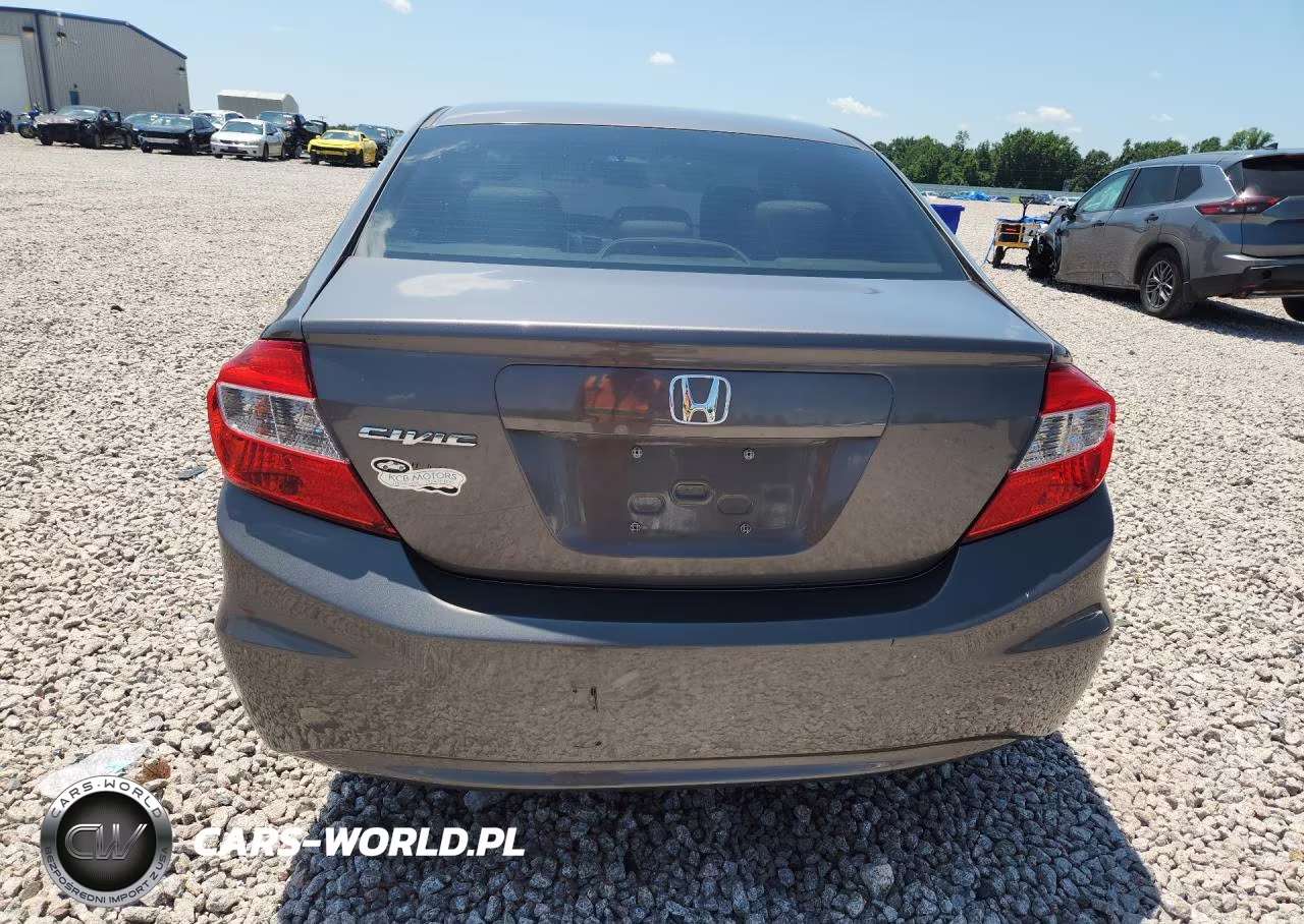 2012 Honda Civic Lx VIN:19XFB2F51CE081718 - 6