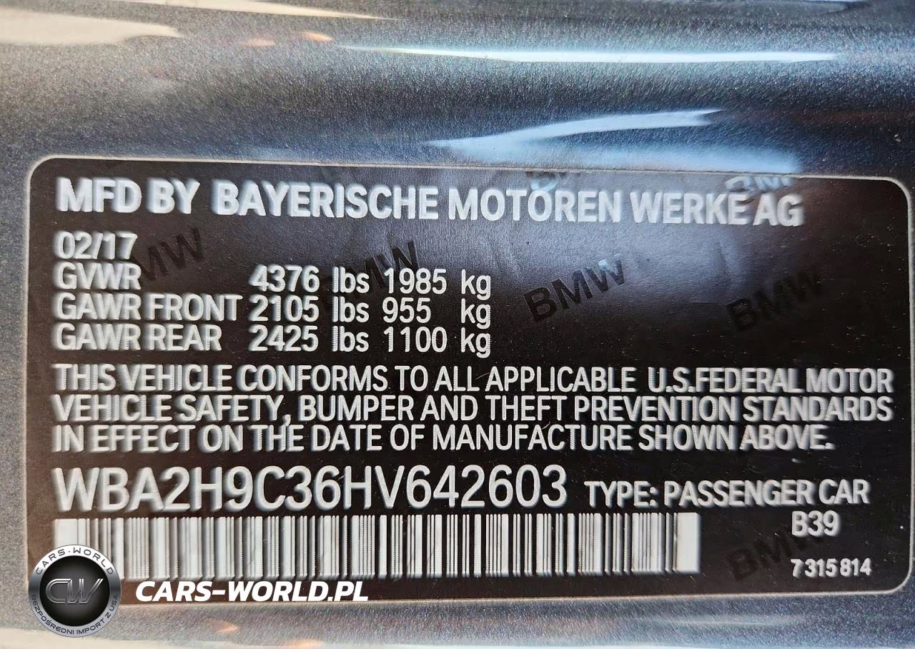 2017 BMW 230Xi VIN:WBA2H9C36HV642603 - 13