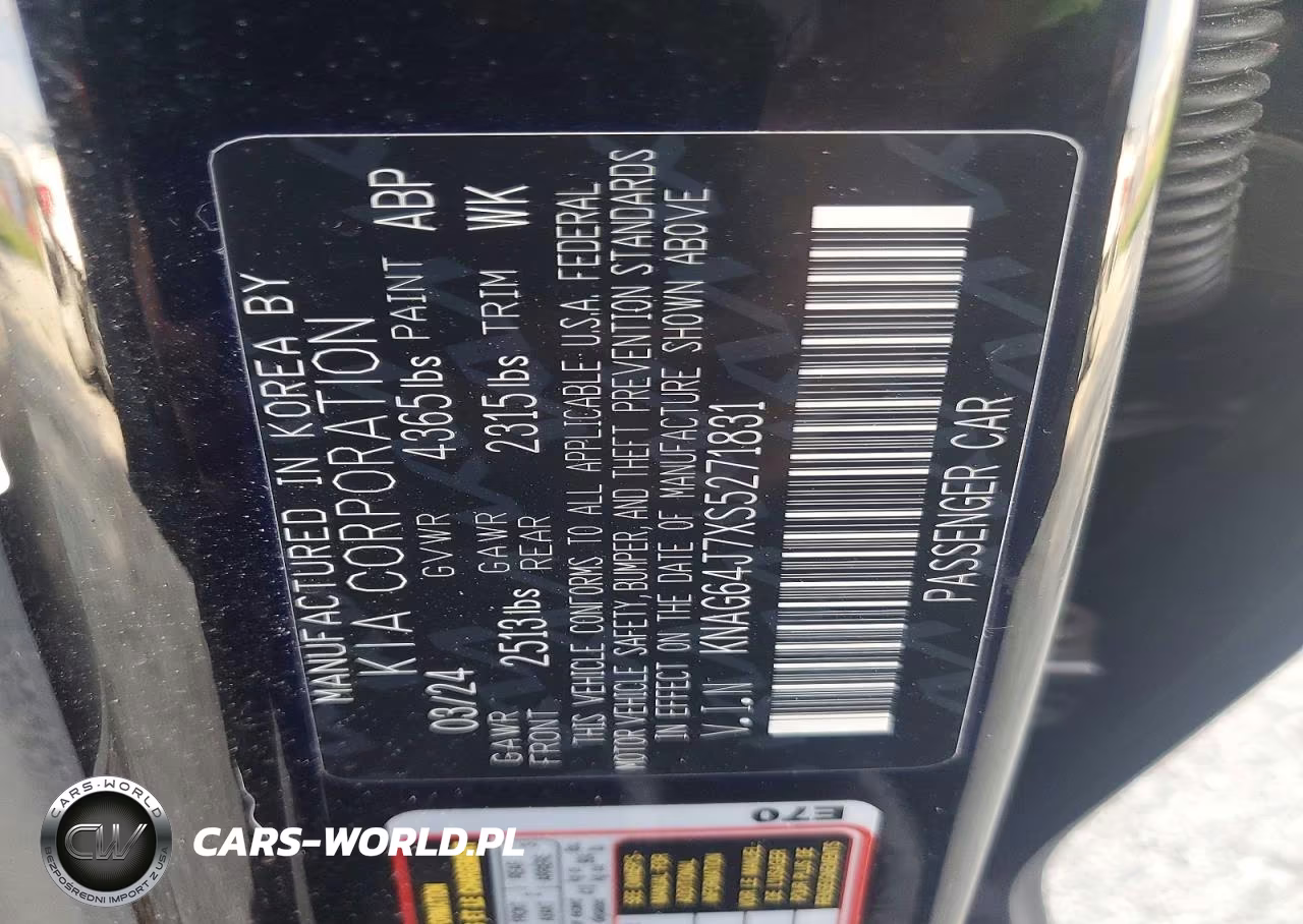 2025 Kia K5 Gt Line VIN:KNAG64J7XS5271831 - 13