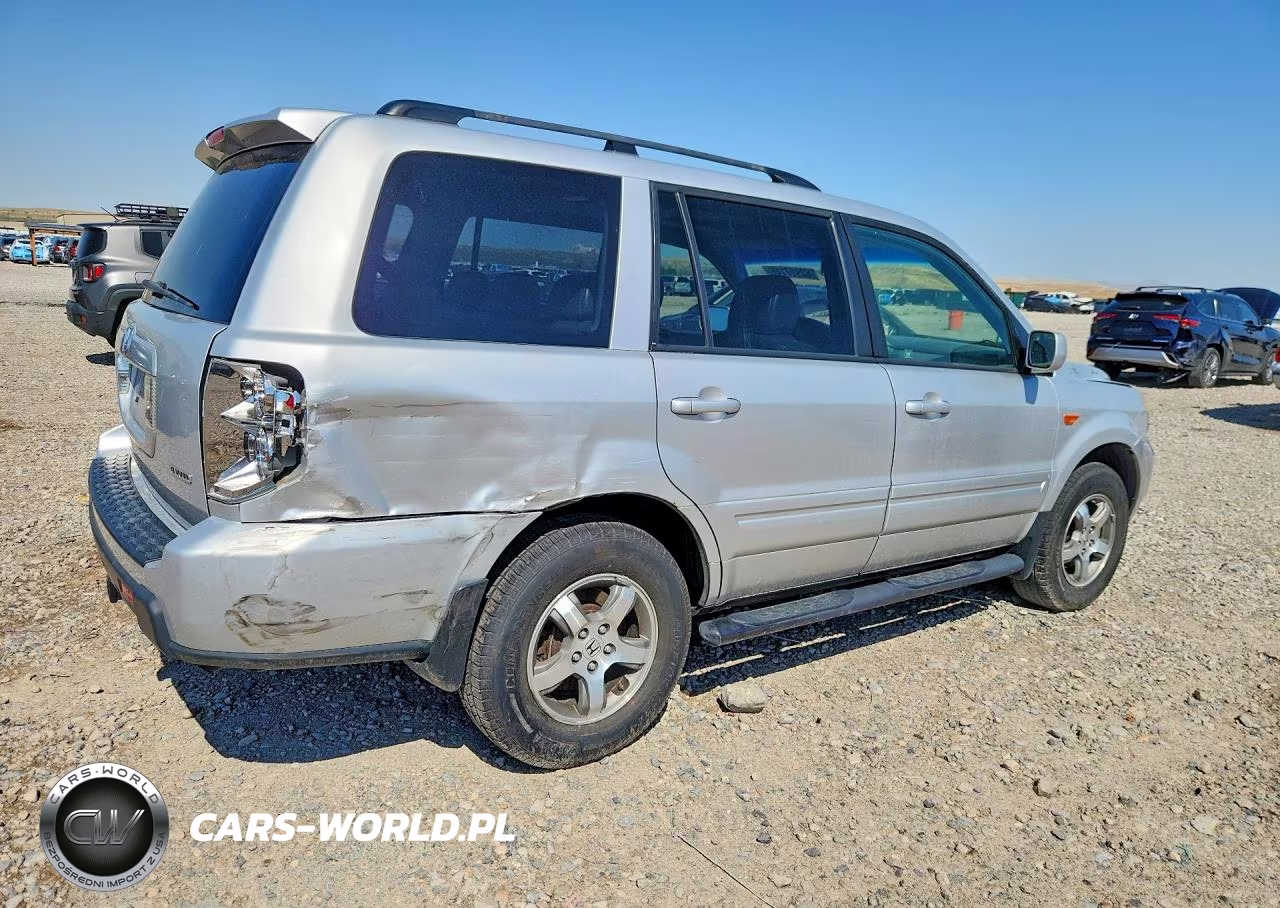 2008 Honda Pilot Exl VIN:5FNYF18528B042657 - 3