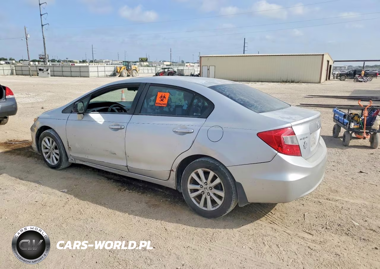 2012 Honda Civic Ex VIN:2HGFB2F82CH588000 - 2