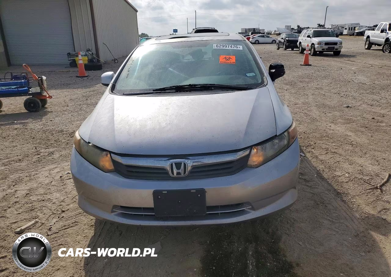 2012 Honda Civic Ex VIN:2HGFB2F82CH588000 - 5
