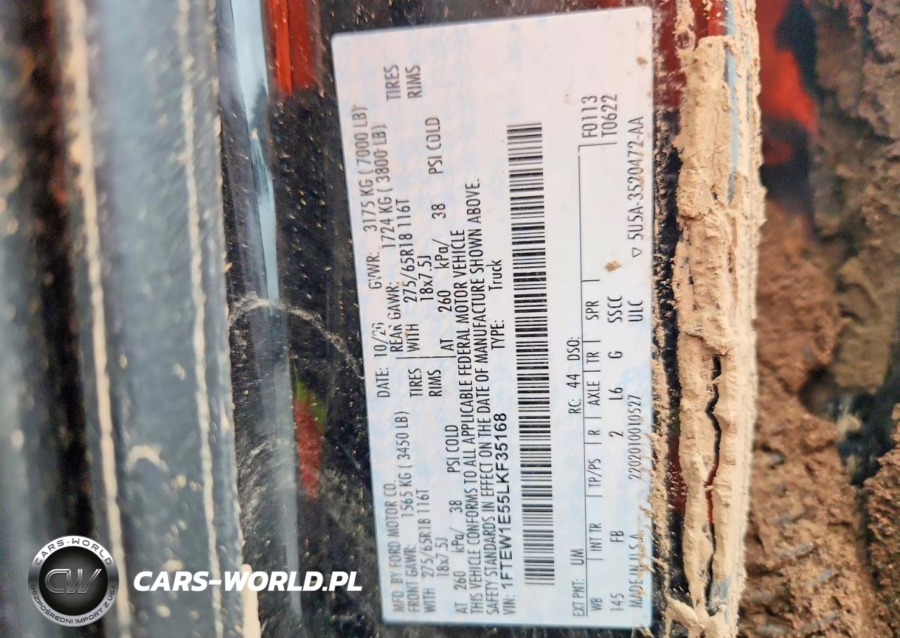 2020 Ford F150 Supercrew VIN:1FTEW1E55LKF35168 - 12
