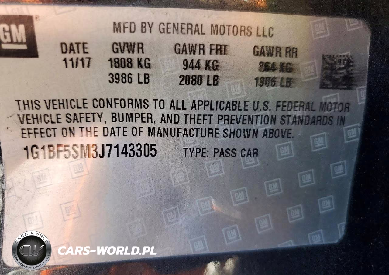 2018 Chevrolet Cruze Premier VIN:1G1BF5SM3J7143305 - 12