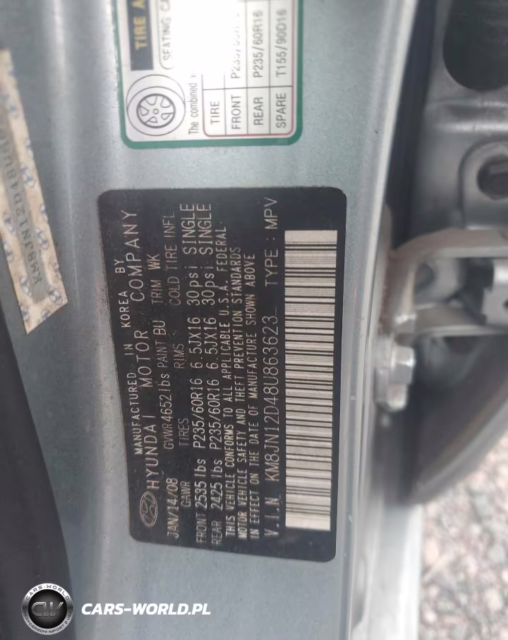 2008 Hyundai Tucson Se VIN:KM8JN12D48U863623 - 13