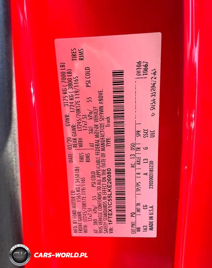 2020 Ford F150 Super Cab VIN:1FTEX1C55LKE26080 - 12