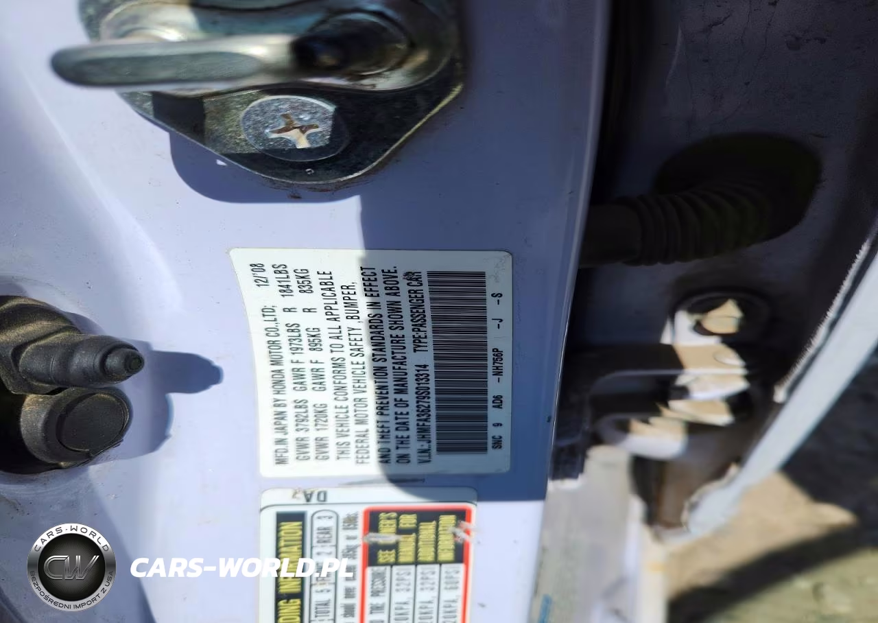 2009 Honda Civic Hybrid VIN:JHMFA36279S013314 - 12
