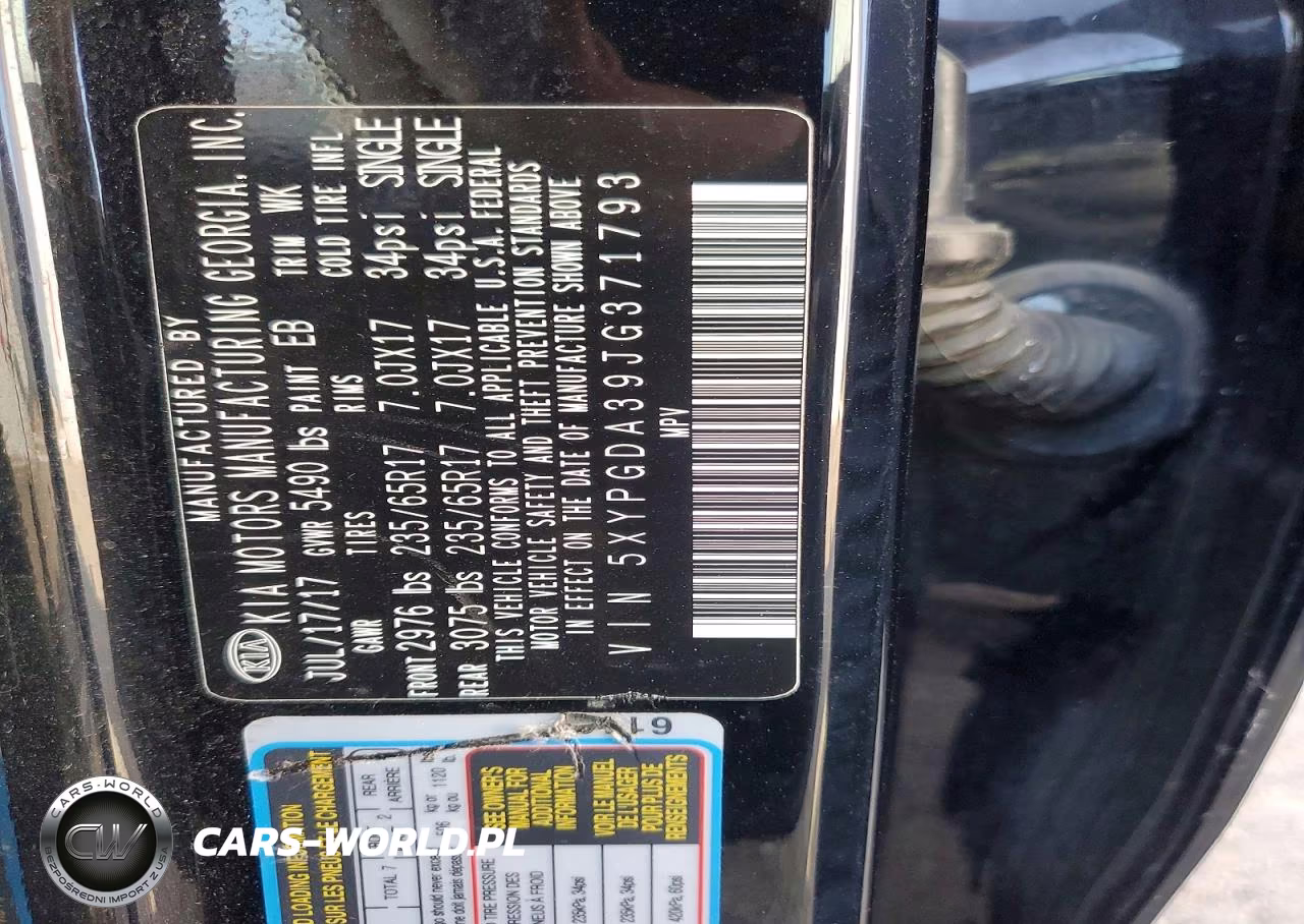 2018 Kia Sorento Lx VIN:5XYPGDA39JG371793 - 13