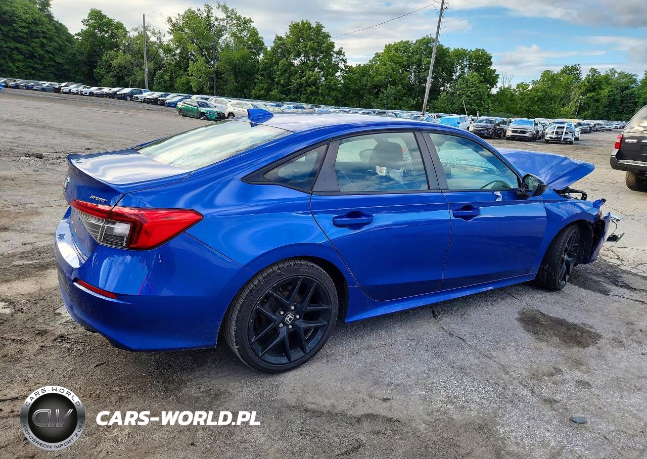 2022 Honda Civic Sport VIN:2HGFE2F57NH572682 - 3