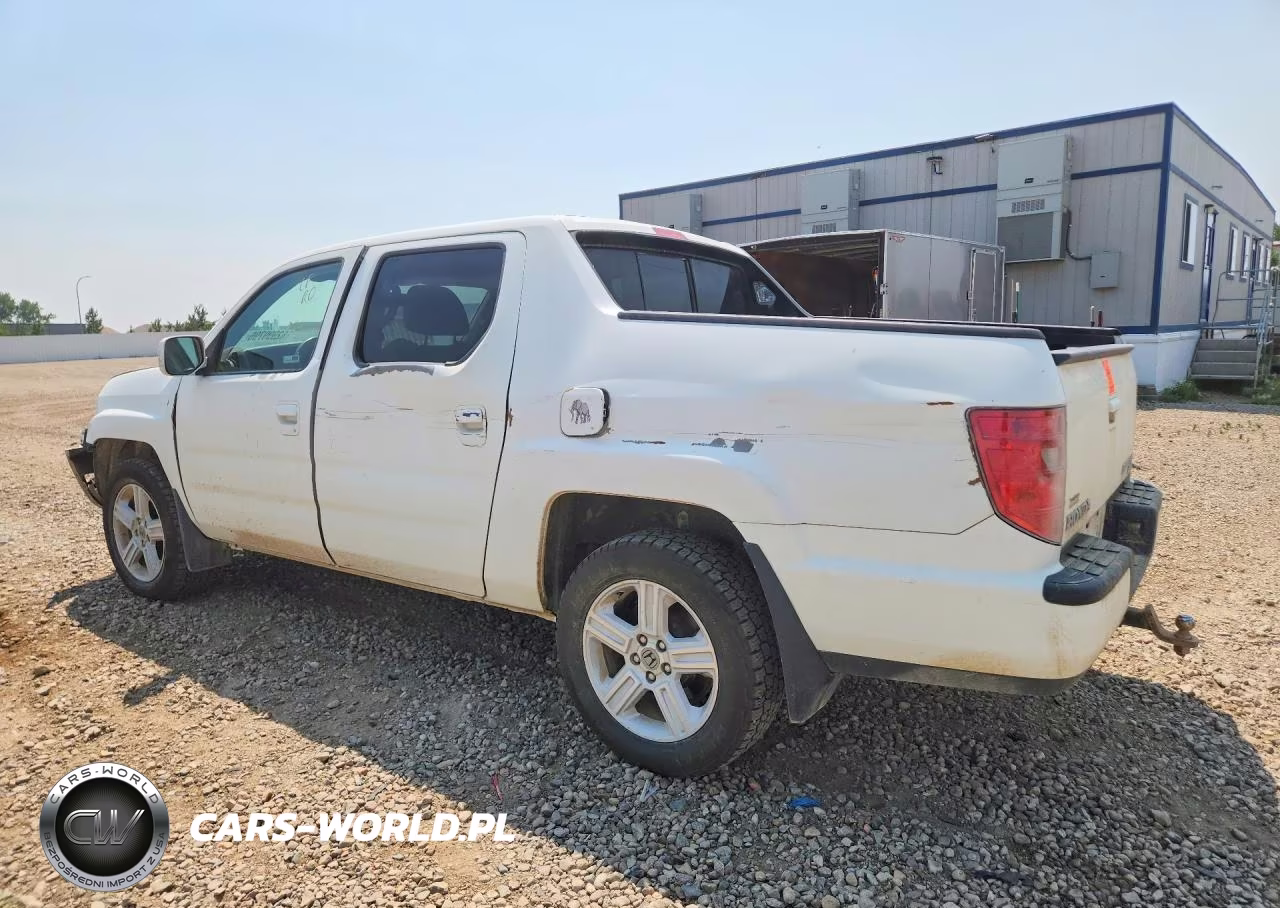 2014 Honda Ridgeline Rtl VIN:5FPYK1F50EB009870 - 2