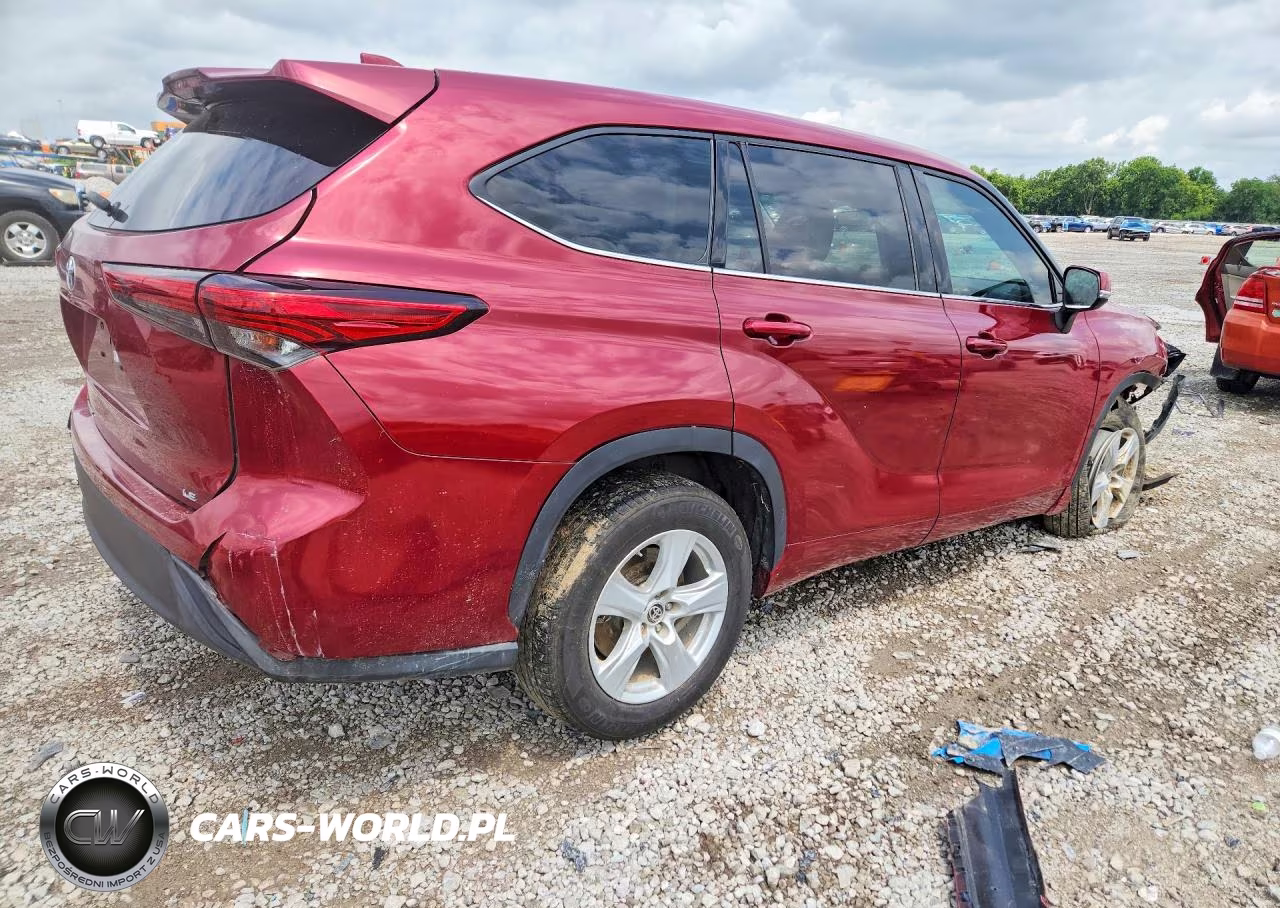 2021 Toyota Highlander Le VIN:5TDZZRAH2MS034093 - 3